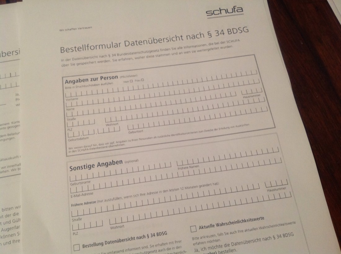 Auf die kostenlose Schufa-Abfrage achten!